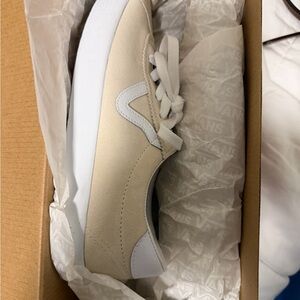 Vans Classic Beige and White Shoes